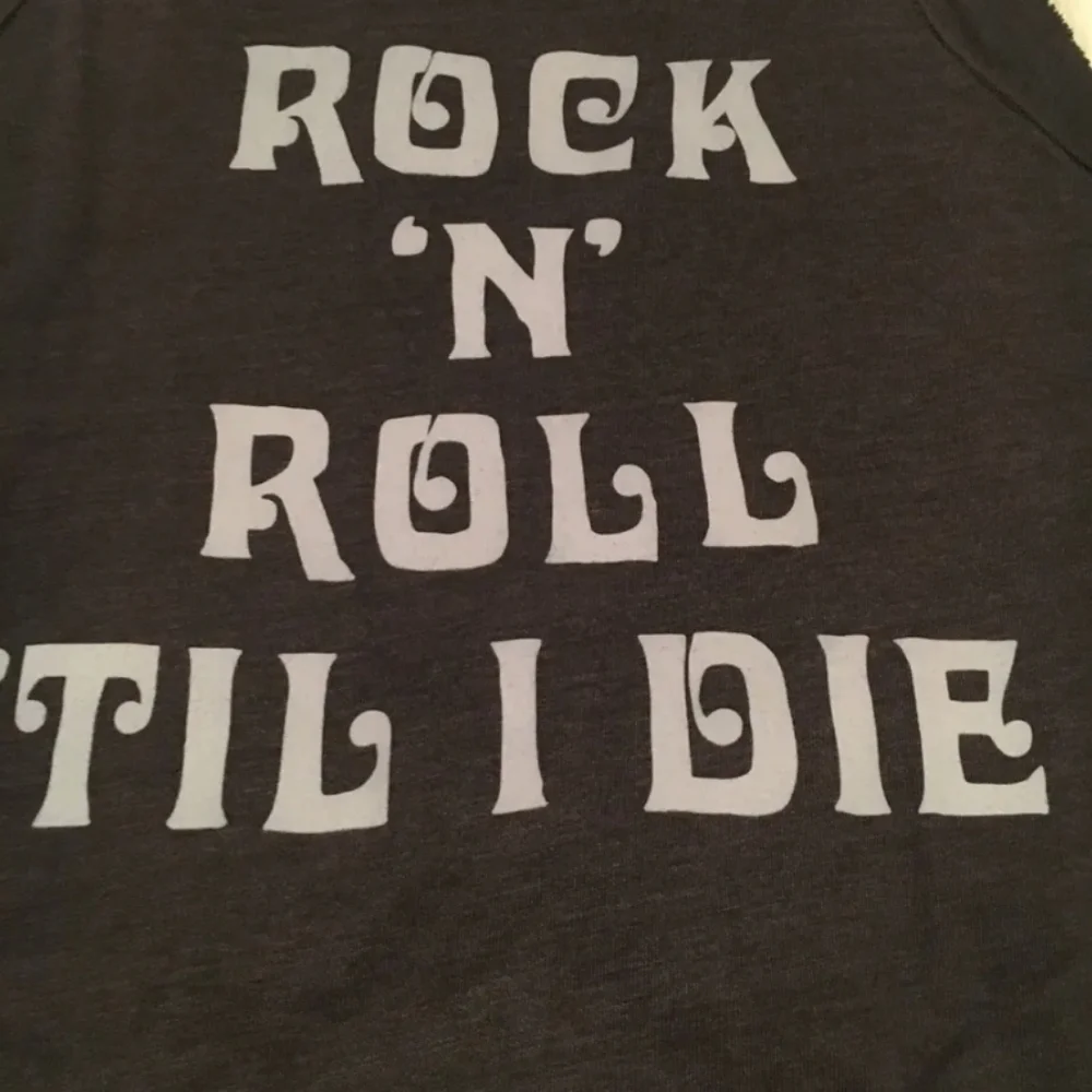 NWOT Women's Rock 'N' Roll Til I Die Junk Food Tank Top - Picture 2 of 5